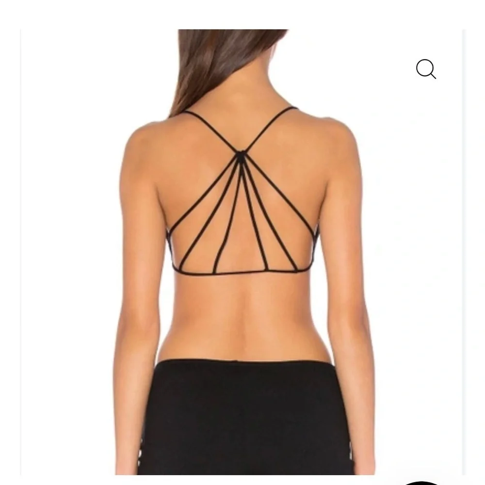 Free People Black Bralette